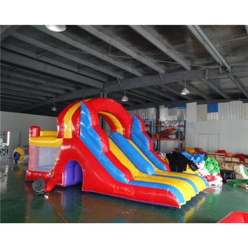 Inflatable sports game PVC inflatable slide outdoor free air blower
