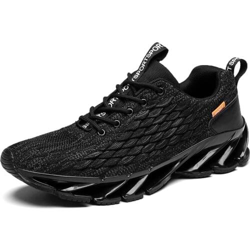 New Mesh Blade Running Shoes for Men High Quality Breathable Designer Sneakers Man Jogging Walking Athletics Trainer Sports Sho