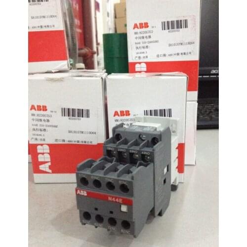 Original new ABB Intermediate Relay N44E 220-230V50Hz/230-240V60Hz warmly for 1 year 1pcs