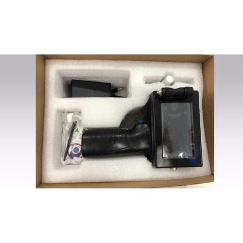 Handheld Printer marking concave cosmetic container bases