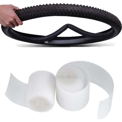 2Pcs Bicycle Tire Liners Thick High Tensile Strength Bike Tire Tube Protectors Puncture Pad Proof Belt for Mountain Road Bikes
