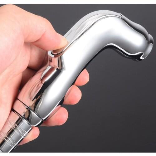Handheld Bidet Spray Shower Set Wall Bracket Toilet Sprayer Douche kit Bidet Faucet Brushed For Hardware Supplies