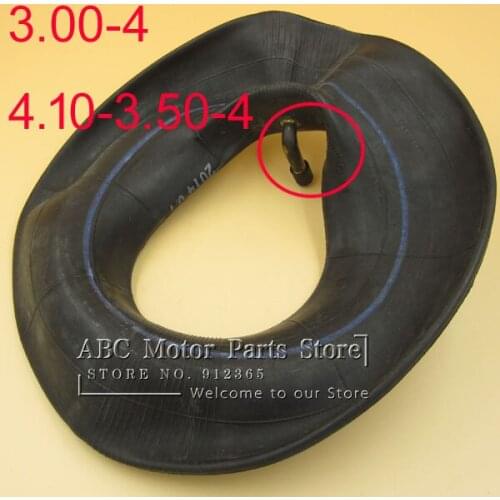 4.10 / 3.50 - 4 Tiretube 3.00-4 electric atv inner tube Qing Da atv accessories scooter tires tube