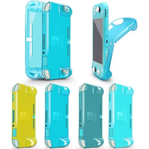 Protective Shell Case For Nintendo Switch Lite TPU Silicone Case Soft Cover Case, Soft Ultra Slim Clear Shock-Absorption