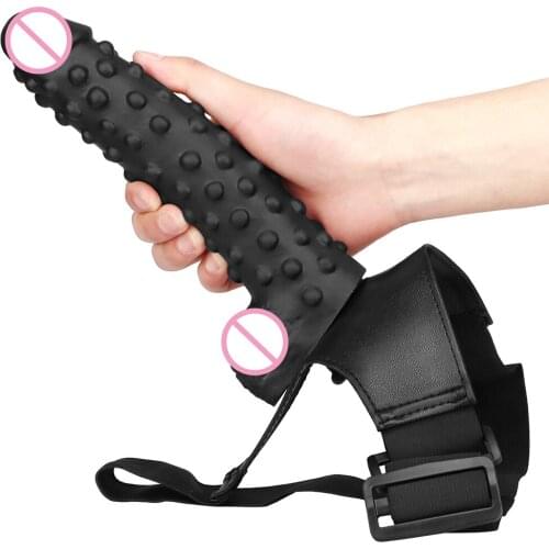 Man Nuo Super Huge Spiked Dildo Sex Toy for Women Soft Liquid Silicone Big Penis Lesbian Strapon Dick Adult Erotic Sex Products