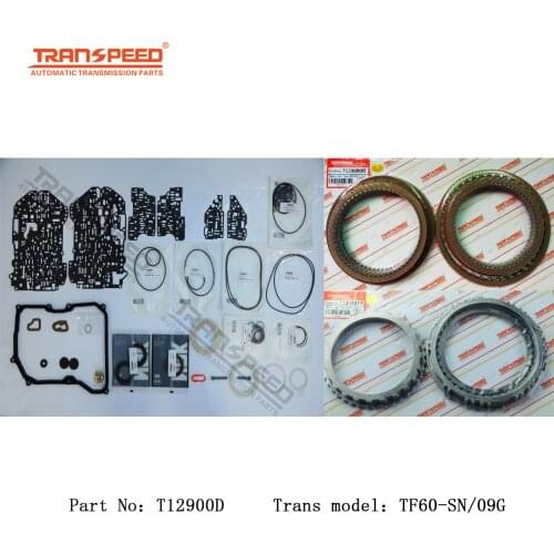 Transpeed 09G Auto Ansmission Systems Parts TF60-SN Master Rebuild kit T12900D For Car Accessories