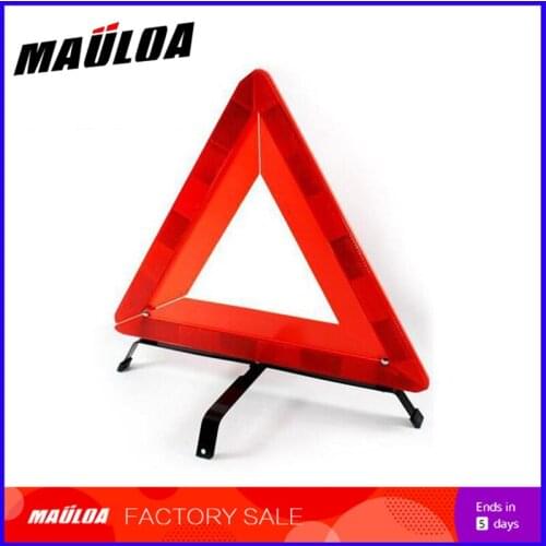 Triangle warning sign reflective warning frame tripod folding stop sign
