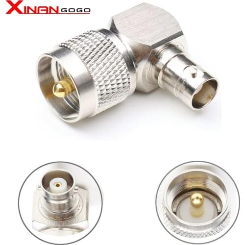 UHF male to BNC female jack adapter 90 right angle connector adapter Drop shipping