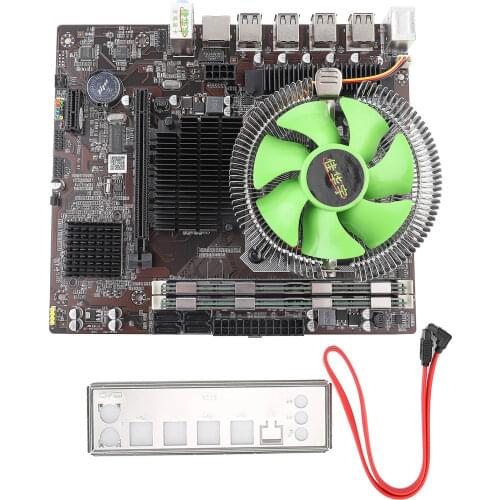 X58 Desk Top PC Motherboard Six Core Set X5650 CPU 8G Memory Main Board LGA 1366 Pin CPU Interface Set