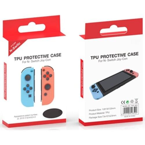 53CC Protective Case Transparent Soft TPU Anti-Scratch Grip Cover for Switch