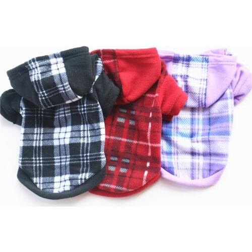 Winter Dog Clothes Warm Pet Jacket Coat Christmas Puppy Clothing Small Medium Dogs Hoodies Outfit Fleece Sweatshirts XS-XL