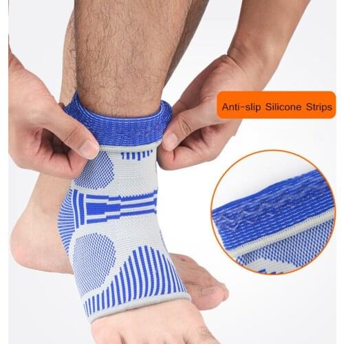 1 PCS Anti-Sprain Ankle Brace Protector Knitted Compression Football Hiking Ankle Sleeves Support.Breathable Foot Guards