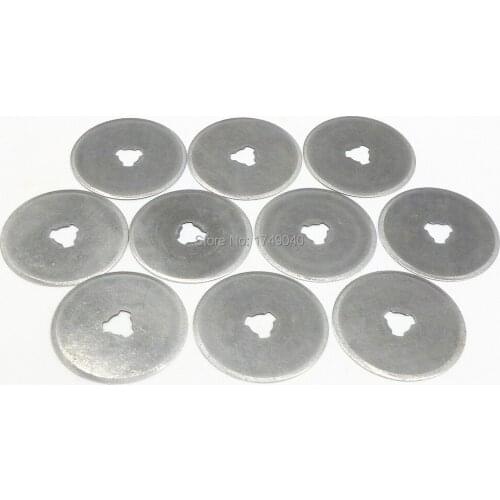10pcs 28*5*0.3mm Rotary Cutter Refill Blade Cutters Sewing Quilting Photos Fits Fabric vinyl Cutting Craft Tools
