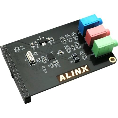 Alinx audio module, WM8731 FPGA black gold development board supporting module AN831
