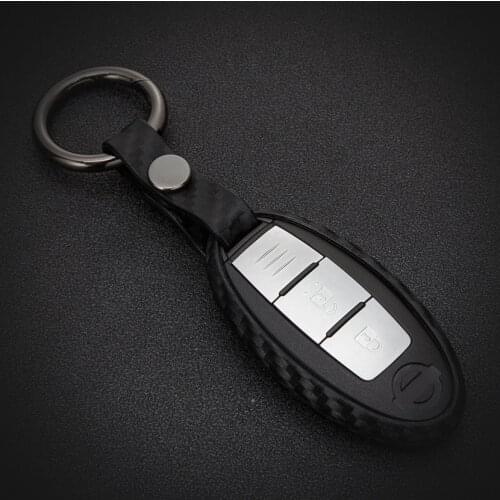 Car Key Case Fob Cover For Infiniti Fx 35 37 Q30 Q50 Q60 Q70 QX30 QX50 QX60 QX70 G35 G37 For Nissan Key Ring Shell Accessories