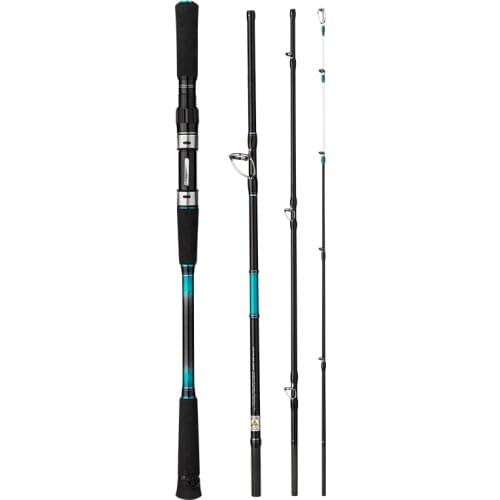 Ecooda Black Thunder Series Protable Multi Sections Boat Rod