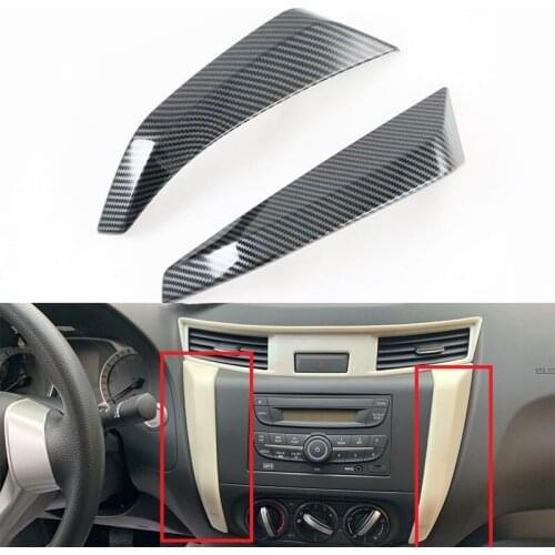 For Nissan NAVARA D23 2017-2021 Chrome Center Console Interior Instrument Panel Car Styling Accessories
