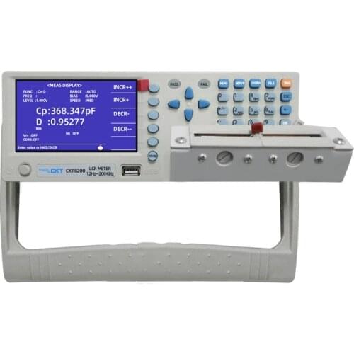 CKT8300 RLC Meter 12Hz~300KHz Continuous Frequency ESR Measuring Instrument