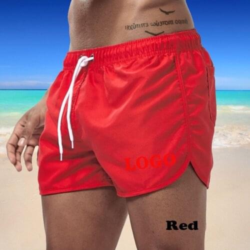 2021 Summer Mens Beach Shorts Custom Logo Swimming Board Short Swimwear Matching Wear Surfing Pants Swimsuits