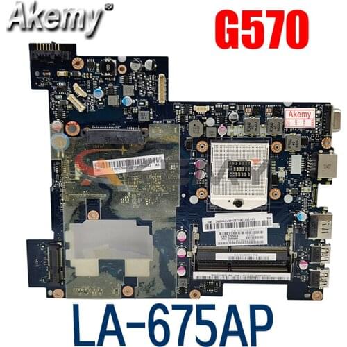 PIGW2 LA-675AP Laptop motherboard For LENOVO G570 HM65 15’ inch Mainboard PIGW2 LA-675AP