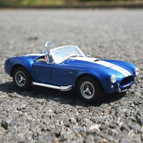 Welly 1:24 1965 SHELBY COBRA alloy car model Diecasts & Toy Vehicles Collect gifts Non-remote control type transport toy