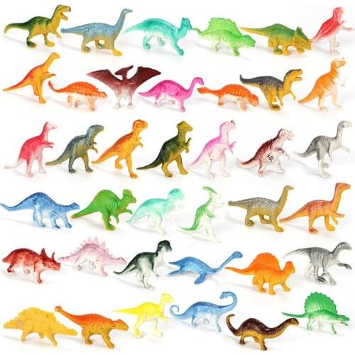 1/10pcs Mini Dinosaur Model Childrens Educational Toy Small Simulation Animal Figures kids Toys For Boy Gift