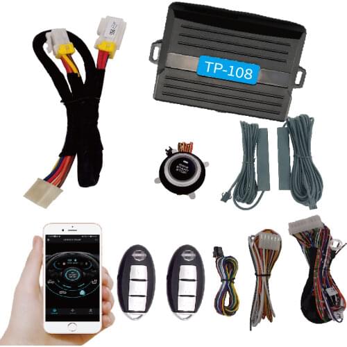 Push button start PKE passive keyless entry Remote Start for Nissan Sylphy