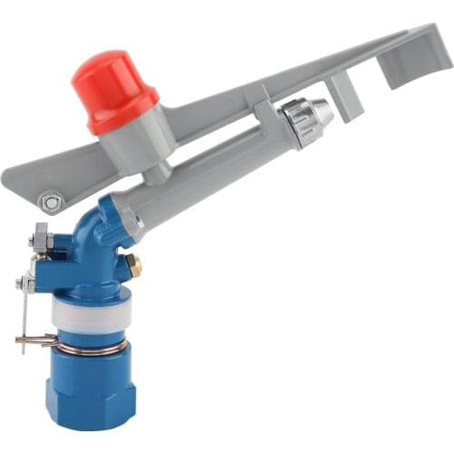 1" DN25 zinc Alloy nozzle Irrigation Sprinkler Gun Water System 360 Degrees Adjustable Rain Spray Gun field Sprinklers
