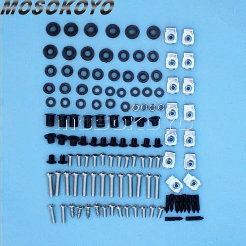 Motorcycle Complete Fairing Body Bolts Kit Fastener Screws Nuts Bodywork Mount For Suzuki GSX R600 GSX R750 2000-2001 2002 2003