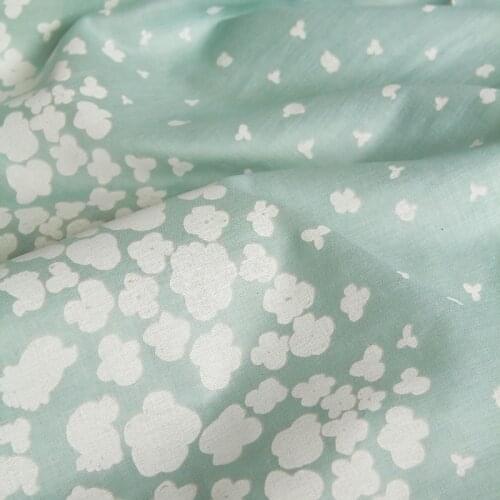 Half-Meter Japanese Nani Iro Soft Double Gauze Cotton Fabric Peaceful Cooing B