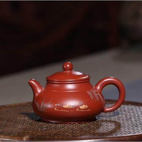 Yixing manual recommended by teapot coloured drawing or pattern sketch the teapot 75 ml of kung fu tea service agent