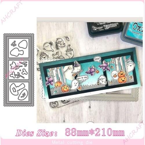 Long rectangular multilayer Metal Cutting Dies for diy Scrapbooking Photo Album Decorative Embossing PaperCard Crafts Die2020