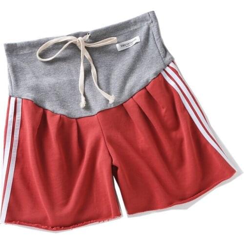 Maternity Pants Short Adjustable Abdominal Pants for Pregnant Women Pregnancy Clothing Summer Clothes Loose Sport Style