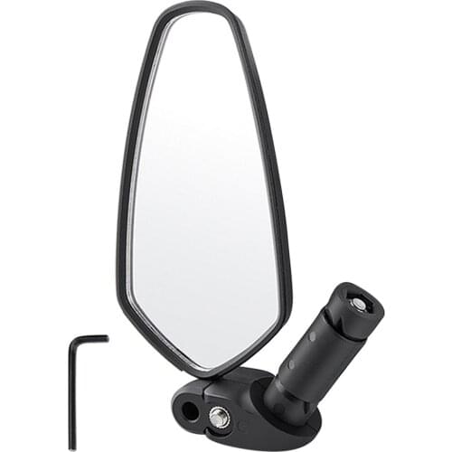 Bicycle Handlebar Rearview Mirror Adjustable Foldable Stainless Steel Mirror Road Bike Cycling Accessories