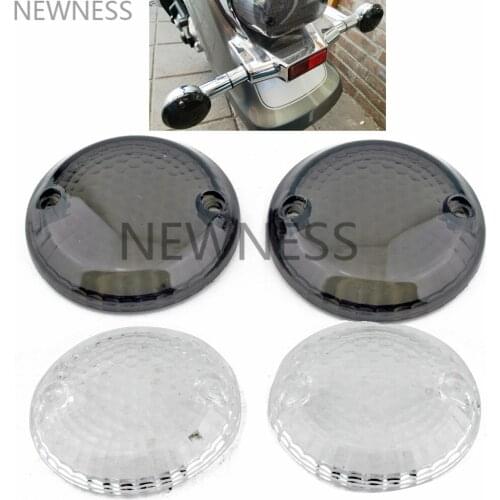 Bikes Smoke Turn Signal Lens for Suzuki Boulevard Intruder Marauder Savage Motorcycle Plastic Indicator Lens Cover 1986-2003