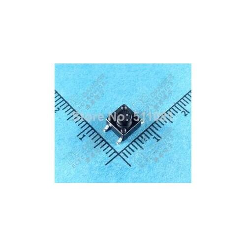 100PCS 6x6x5mm smd 4pin Tactile Push Button Switch Square Knobs,touch switch+Hot Top selling wholesale