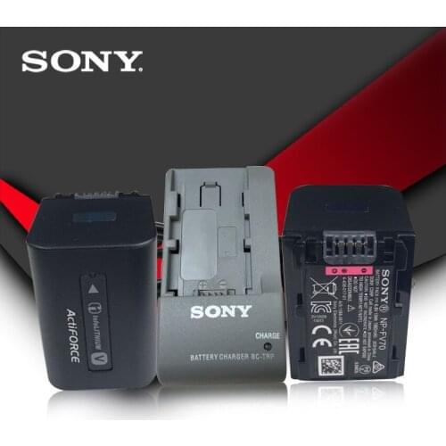 2pc/lot Sony Original NP-FV70 NP FV70 Camera Battery For Sony HDR-CX230 HDR-CX150E HDR-CX170 CX300