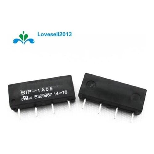 5 PCS 5V Relay SIP-1A05 Reed Switch Relay for PAN CHANG Relay 4PIN New