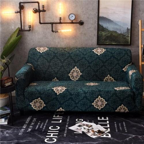 American Style Anti-dirty Sofa Cover All-inclusive Couch Cover 1/2/3/4-seat Stretch Tight Wrap Loveseat Armchair Slipcover