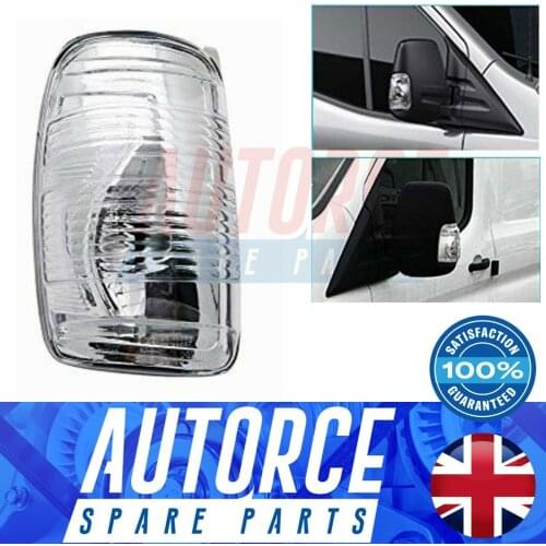 LEFT DOOR WING MIRROR INDICATOR LAMP LENS FORD TRANSIT MK8 2013 -ON BK3113B382AB