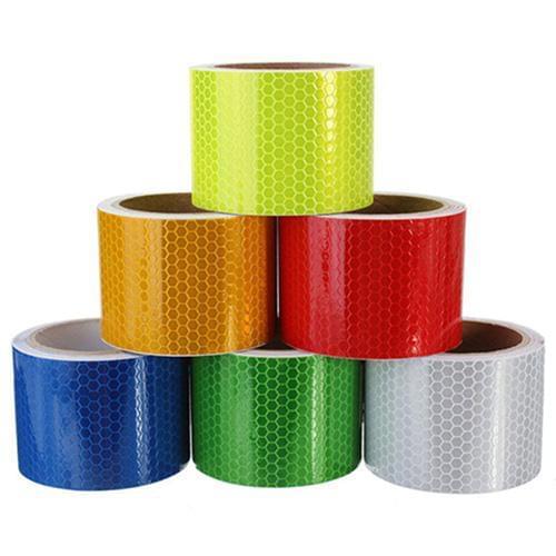 Car Warning Tape 3m x 50mm High Intensity Safety Reflective Tape Self Adhesive Safty Tool pegatina coche