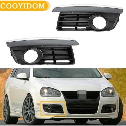 Car Fog Lights Cover Frame Vent Car Grille Fog light Headlights Lamp Covers For VW Jetta V MK5 Sedan 2006 2007 2008 2009 2010