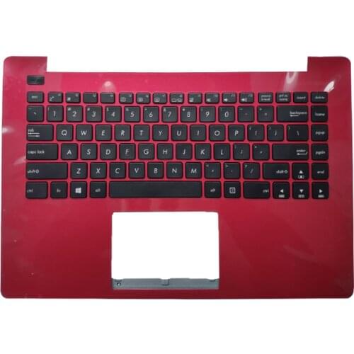 Red Topcase Palmrest Cover US Laptop Keyboard for ASUS X453 x453m X453MA P/N:0kn0-p11us13 0knb0-612aus00