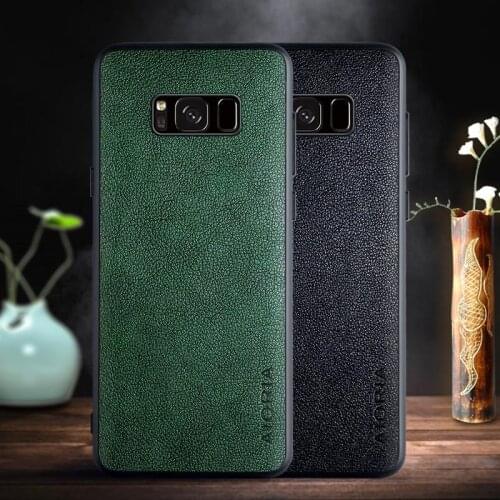Case for Samsung galaxy S8 Plus case with Retro business PU leather design,TPU+PU 2in1 material