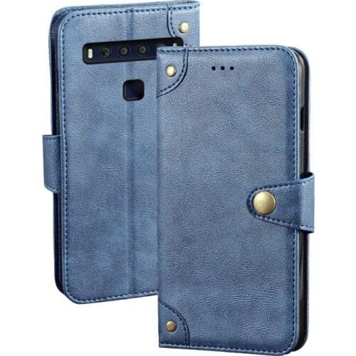 For TCL 10L Core Case Cover Hight Quality Retro Flip Leather Case For TCL 10L TT770B CL 10 Lite Cover Capa Phone Bag