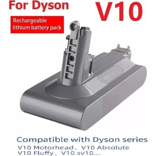 For Dyson vacuum cleaner V10 SV12/Animal/Fluffy battery compatible with Motorhead/Absolute series rechargeable lithium battery