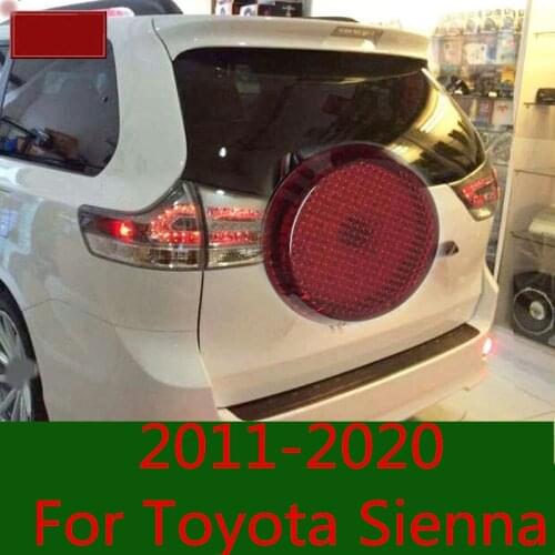 For Toyota Sienna 2011-2020 Rear bumper lamp modified LED brake light rear fog light anti-tailing Rear-end light car Accessories