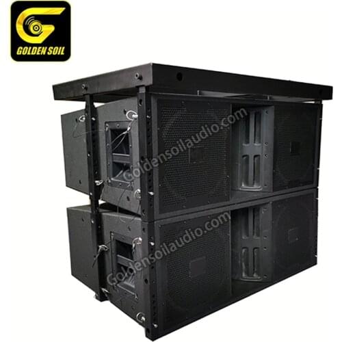 VT4888 Dual 12 Inch Passive Line Array Speaker System Terbaik PA System Powered DJ Equipment