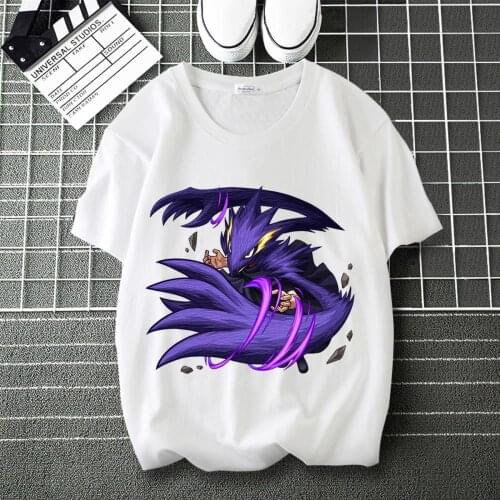 My Hero Academia OCHACO URARAKA Pattern Print Cool T-Shirt Round Neck Short Sleeve Modal Top Tee