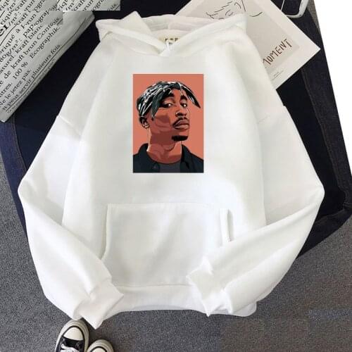 2021 Autumn Fashion Design Legends Tupac 2Pac Marilyn Monroe Hoodies Men Casual Hip Hop Long Sleeve Round Neck Pullover